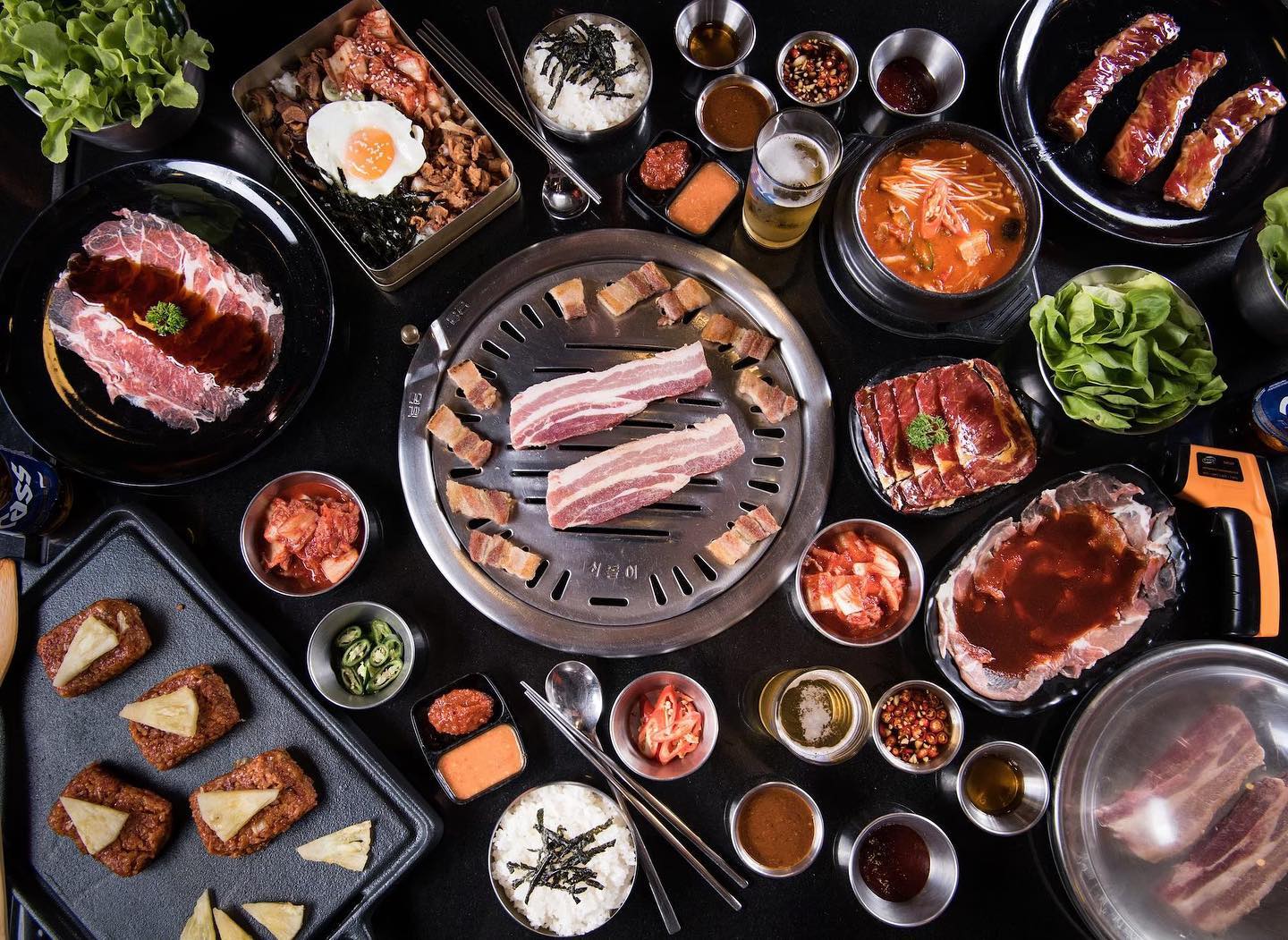 Gamsa_aree, SURA KOREAN BBQ, JangWon BBQ 장원, Banjoo korean modern BBQ, The Tongkeungui, DooRae BeeHive