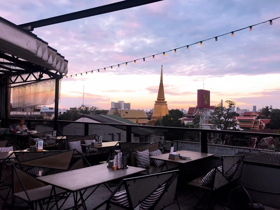 Moonshine Bar, พิซซ่าลันตา Pizza Lanta, Chart Bar, At-Mosphere Rooftop Cafe', Molly, Buddy Beer, Fu Bar, Prime Burger Khaosan, Ranee’s Restaurant, Hippie De Bar