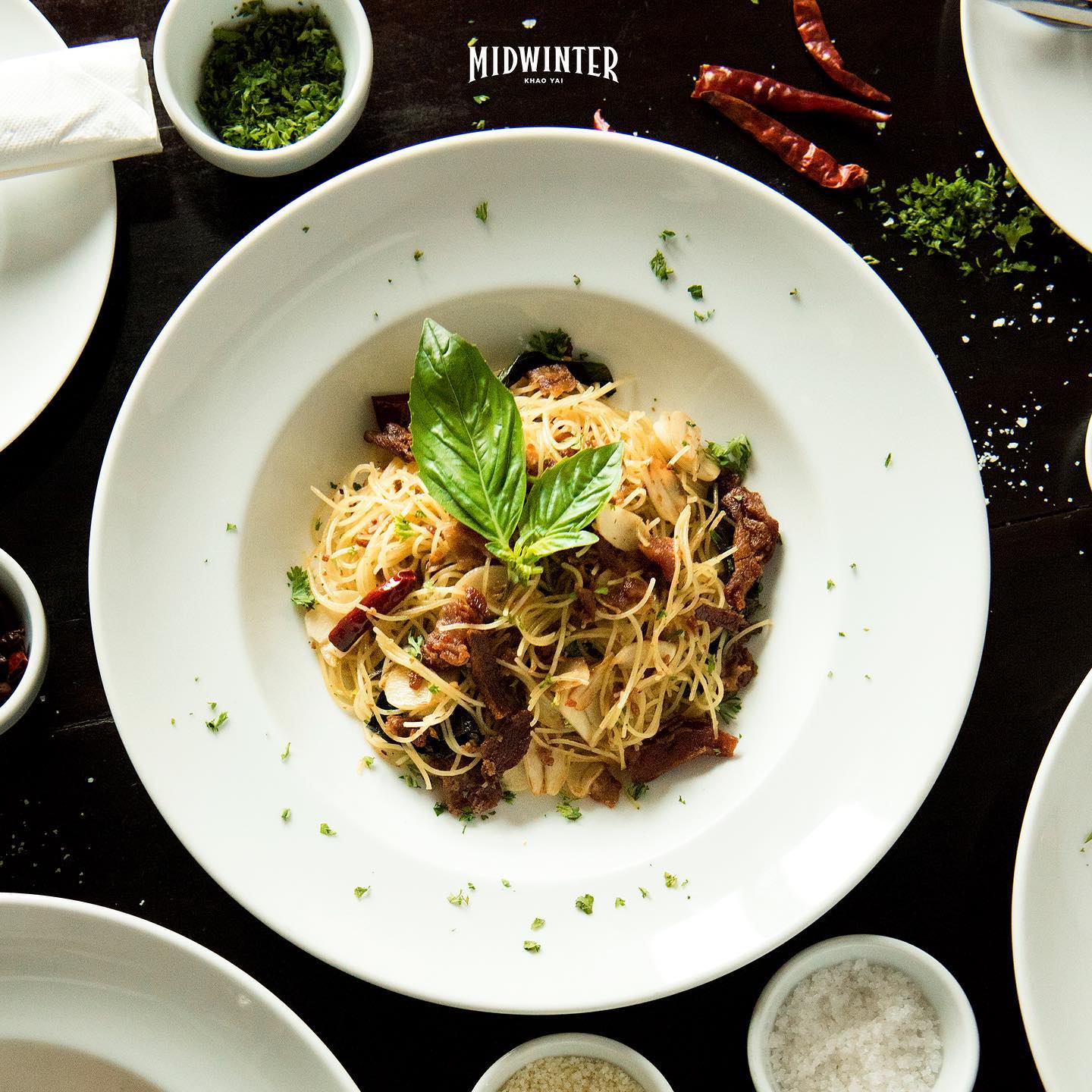 Midwinter, Dandelion Bake Studio, Cafe Reverie, Portobello & Désiré, Level 50 by SEE FAH, Siam Yacht Club, Blue Sky, at Centara Grand, Mezzaluna Restaurant