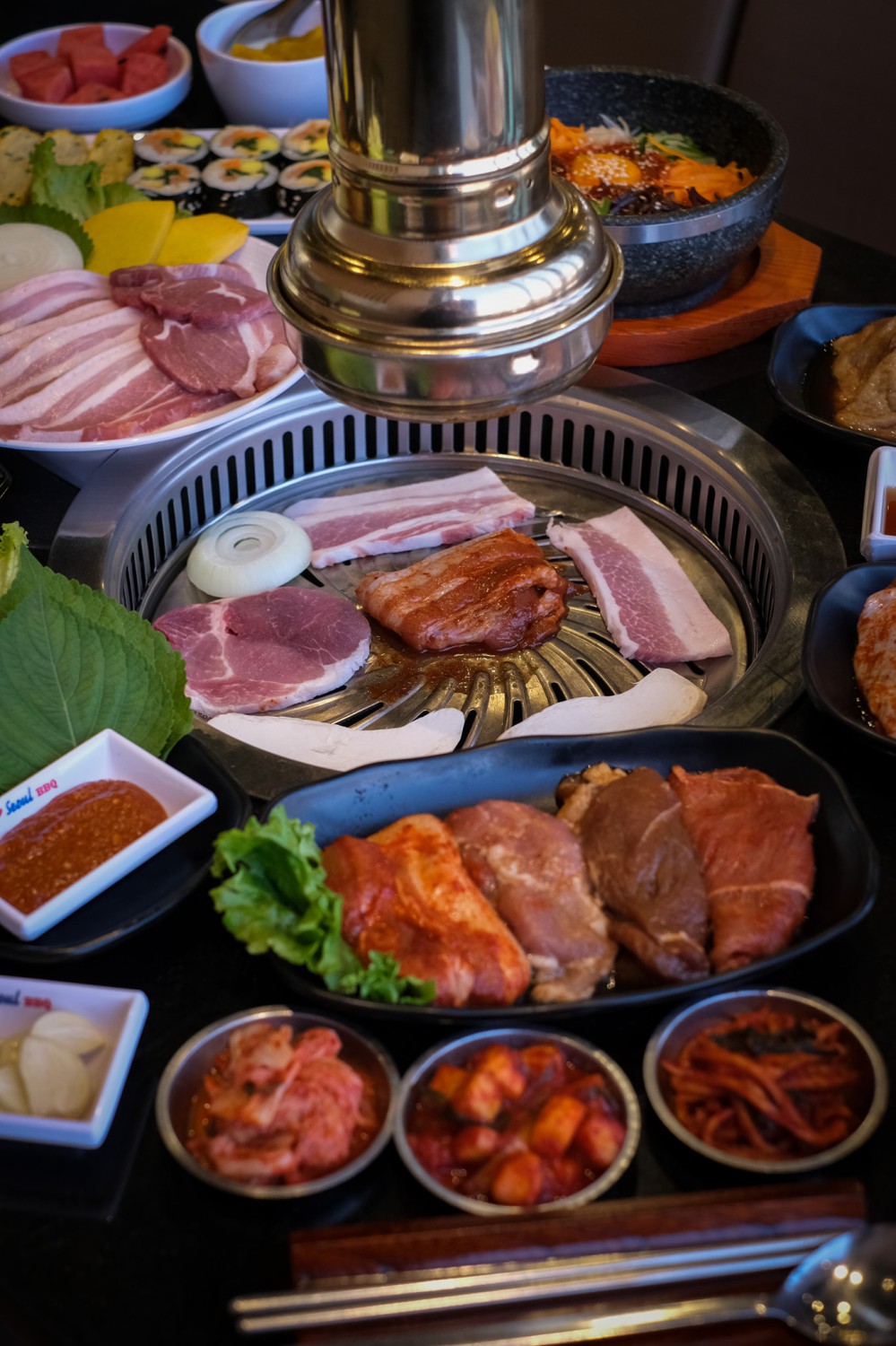 Gamsa_aree, Hana Korean BBQ, Yoon's Kitchen, Nene Korean BBQ Buffet, Kim's bbq, Saemaeul Thailand, Drum BBQ, Factory Buffet, GoGi SeKi, Seoul BBQ, Nammaejipthailand, The Tongkeungui, Seoul Garden, Kwang Han Roo, Jeju BBQ 제주 บุฟเฟ่ต์ปิ้งย่างเกาหลี, Palsaik Thailand, Kokinaemsae