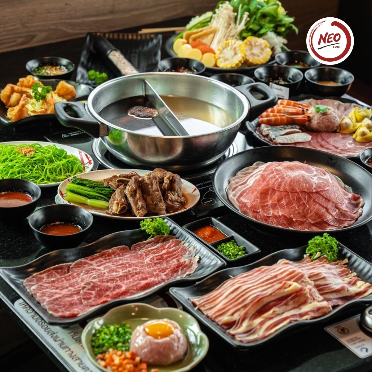 Shabu Square, Shabu-Suki, Penguin Eat Shabu, Neo Suki, Shabu Chain, RUN SHABU RUN, Yuzu Suki ゆずすき mega bangna