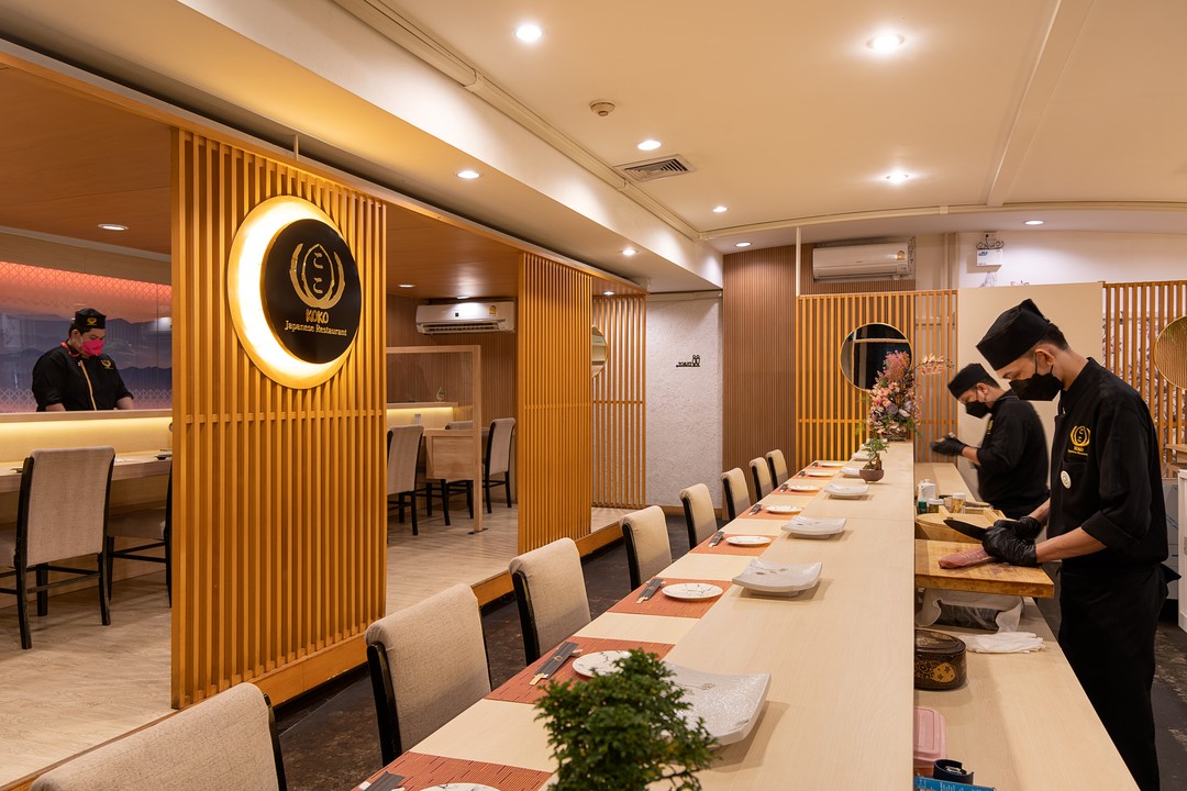 Kozue Omakase, Koko Japanese Restaurant, Karawa Omakase, Shibui Omakase ชิบูอิ, Shoko Omakase, Mono Sei Omakase, Akako Omakase, MASA - Otaru Masazushi, Homura Wagyu Omakase, Umi Gaysorn Village, Shinsei Authentic Sushi, HOSHI JAPANESE RESTAURANT สาขาพระราม 6, Ichika Omakase