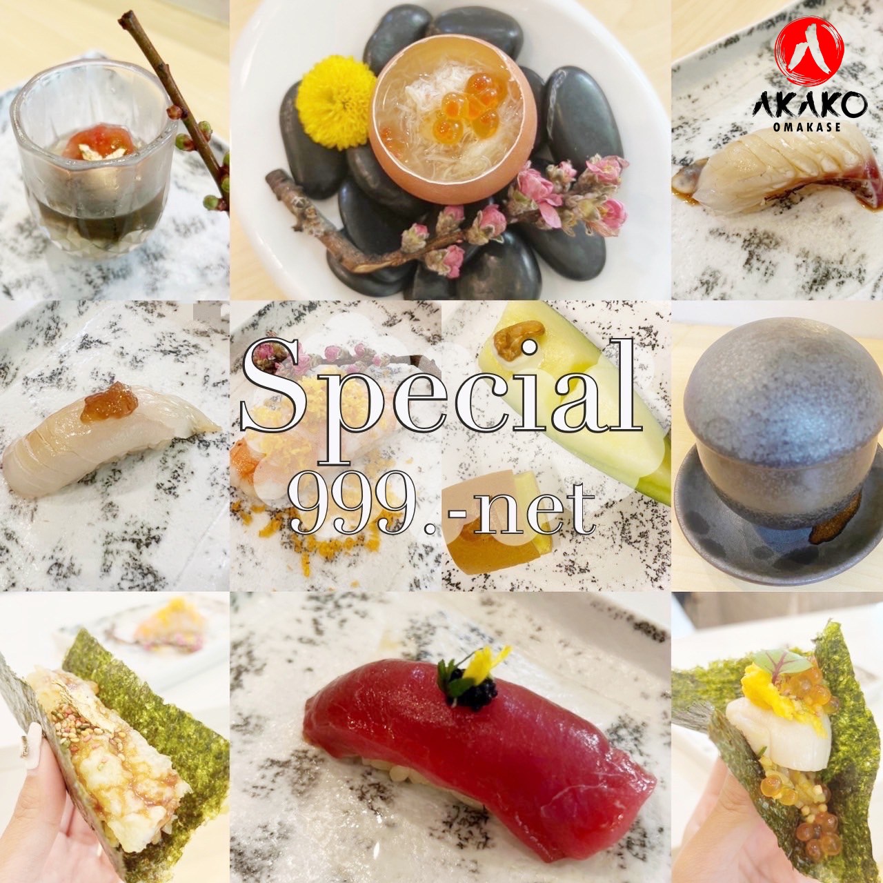Kozue Omakase, Koko Japanese Restaurant, Karawa Omakase, Shibui Omakase ชิบูอิ, Shoko Omakase, Mono Sei Omakase, Akako Omakase, MASA - Otaru Masazushi, Homura Wagyu Omakase, Umi Gaysorn Village, Shinsei Authentic Sushi, HOSHI JAPANESE RESTAURANT สาขาพระราม 6, Ichika Omakase