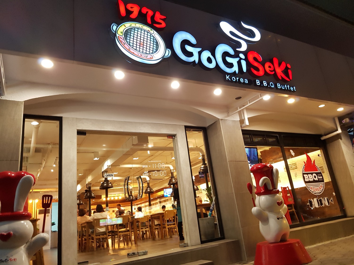 Gamsa_aree, Hana Korean BBQ, Yoon's Kitchen, Nene Korean BBQ Buffet, Kim's bbq, Saemaeul Thailand, Drum BBQ, Factory Buffet, GoGi SeKi, Seoul BBQ, Nammaejipthailand, The Tongkeungui, Seoul Garden, Kwang Han Roo, Jeju BBQ 제주 บุฟเฟ่ต์ปิ้งย่างเกาหลี, Palsaik Thailand, Kokinaemsae