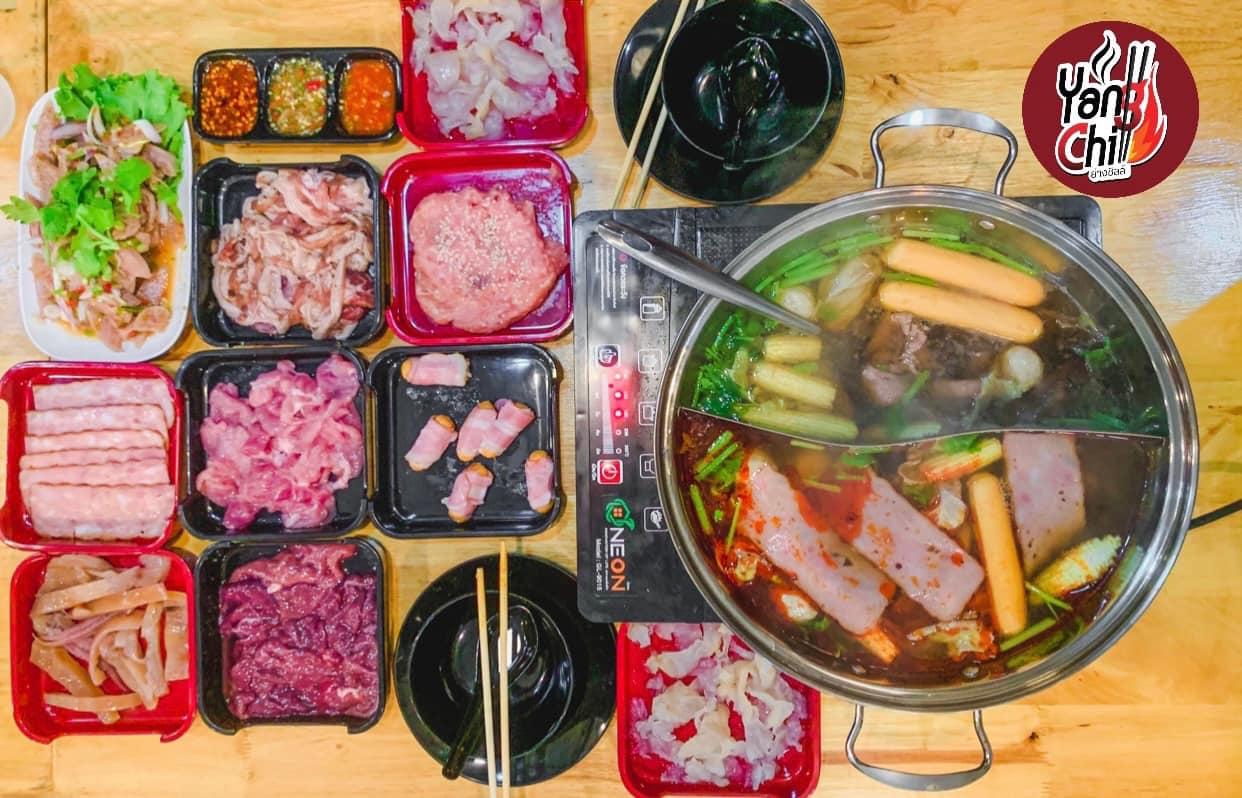 หมีตีพุง, ชาบูตัวดี, Shabu ไร่ขิง สามพราน, Yang Chill - ย่างชิลล์, ตะวันหมูกะทะ &amp; ชาบู