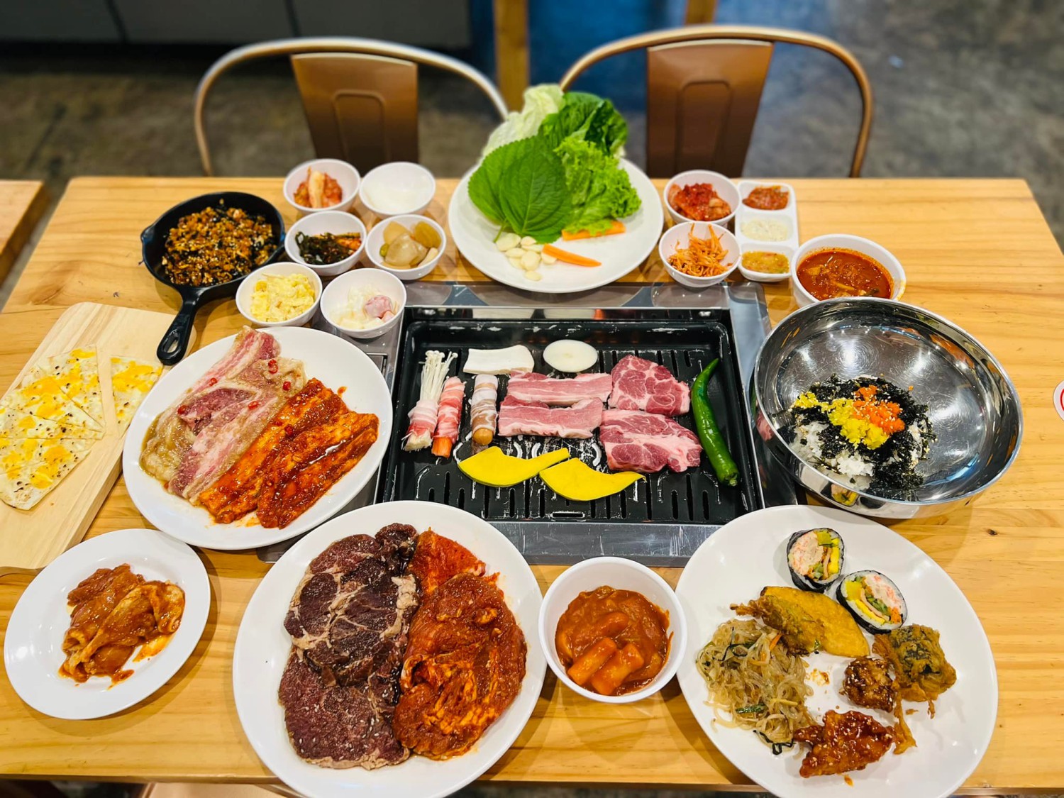 ดีดี หมูกะทะ, เป๋าตุงกุ้งย่าง, Fukuro Yakiniku สาขาม.รังสิต, ShabuMore, ทวีโชคหมูกะทะ