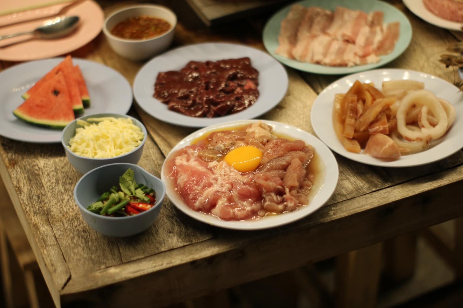 Everyday mookrata &amp; cafe, นั่งปิ้ง หมูกระทะ, Sky grill หมูกระทะ, อารียา หมูกระทะ สาขา 3 รูฟท็อป, หมูกระทะคนรวย, หมูหมึกกุ้ง, Bargyuu, ปิ้งเนย บุฟเฟ่ต์ปิ้งย่างกระทะร้อน อโศก on-the-roof