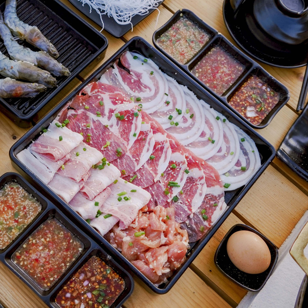 Everyday mookrata &amp; cafe, นั่งปิ้ง หมูกระทะ, Sky grill หมูกระทะ, อารียา หมูกระทะ สาขา 3 รูฟท็อป, หมูกระทะคนรวย, หมูหมึกกุ้ง, Bargyuu, ปิ้งเนย บุฟเฟ่ต์ปิ้งย่างกระทะร้อน อโศก on-the-roof