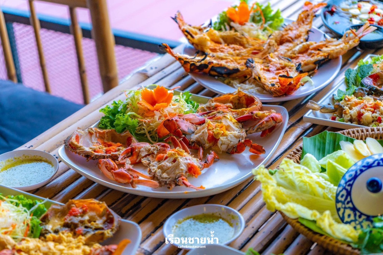 เรือนชายน้ำ Cafe&amp;Restaurant, ban.jingjo, See Sea Sun - แบบง่ายๆ, ขวัญข้าว ริเวอร์ไซด์, The sunflower cafe, KokoroCafe', FREJA Coffee &amp; Co, Rays River Cafe, Behind The Beans, พร้าวหอมคาเฟ่, Kinlamoon, House Cafe', บ้านสวนพาฝัน, La Bella Cafe, PakPap Cafe, ขมุน คาเฟ่ มหาชัย, Baanthaicafe, ดีกัน คาเฟ่, COCO CAFE'