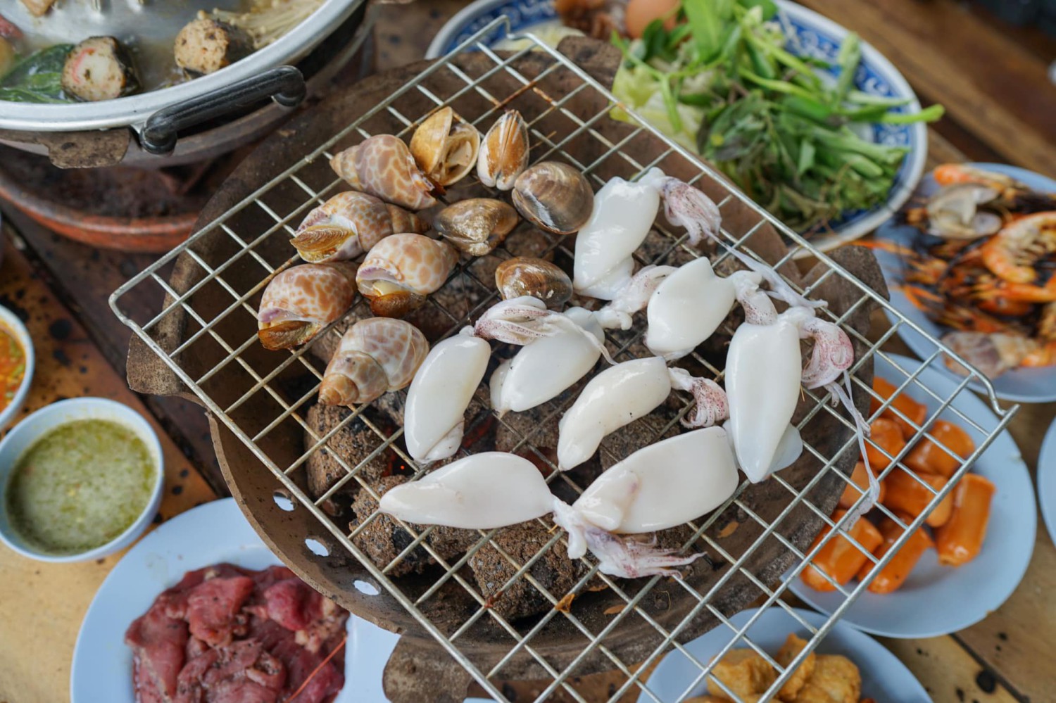 ดีดี หมูกะทะ, เป๋าตุงกุ้งย่าง, Fukuro Yakiniku สาขาม.รังสิต, ShabuMore, ทวีโชคหมูกะทะ