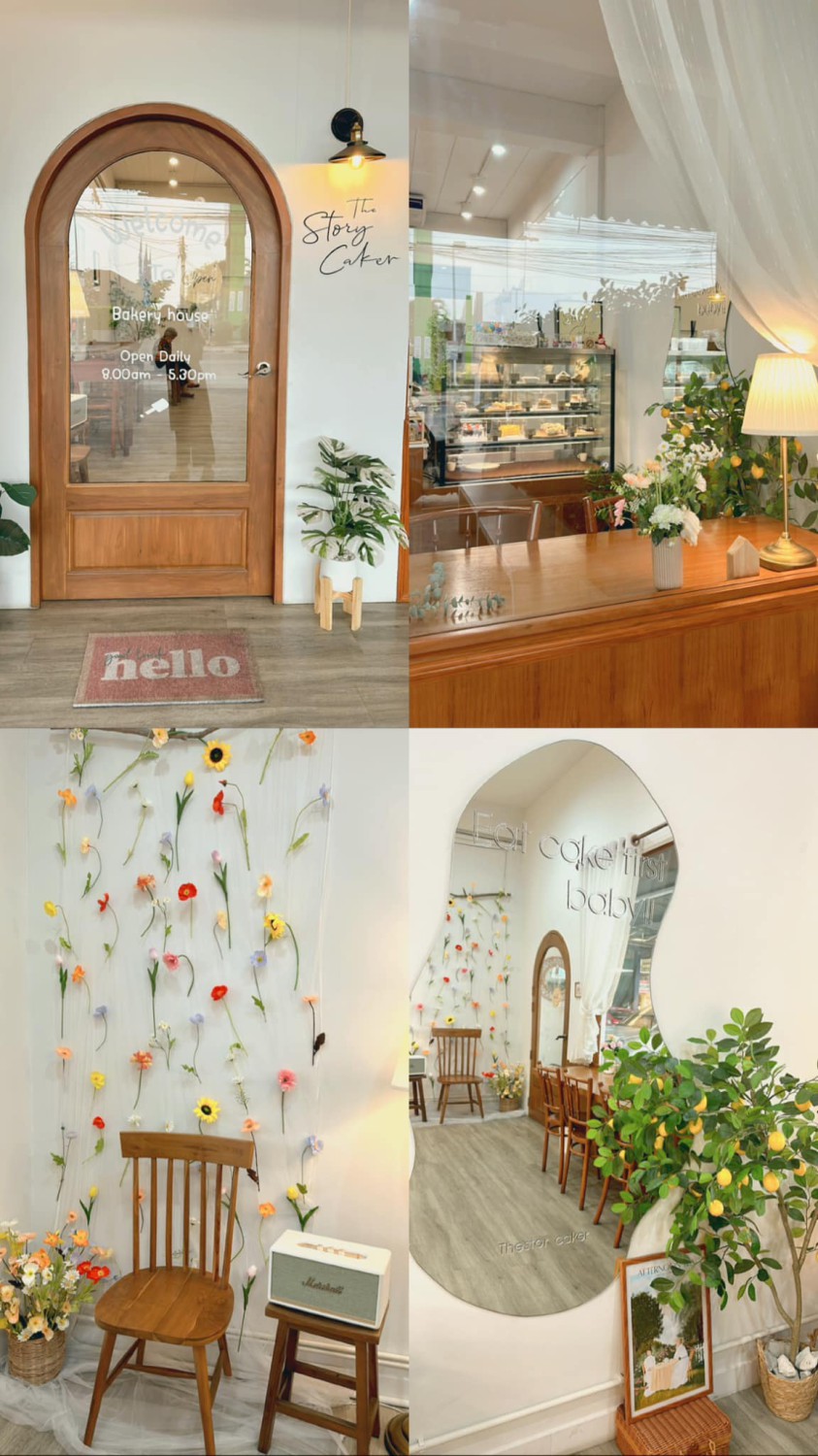 Au Bon Pain Luxe, Bijoux de Beurre Echire, นนท์รญา เบเกอรี่, Thestorycaker, Narak Café, บ้าน บ้าน 34 Home Cafe', Custard Nakamura, Baker x Florist, KEYI, Cafe Eiffel, Landhaus Bakery