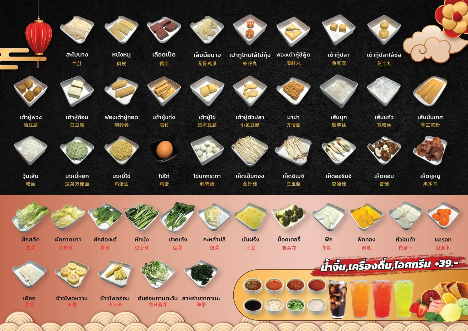 อร่อยติ่มซำ สุกี้สไตล์ฮ่องกง, Happy Suki, จ้าวเนื้อ บุฟเฟ่ต์ เนื้อย่างกระทะร้อน, โชคชัย 4 ปากซอย 33, กังนัม บุฟเฟ่ต์เกาหลี, Lucky BBQ, Nene Korean BBQ Buffet, ซูวอนซองบาร์บีคิว, ตั้งเตา หมูกระทะบุฟเฟ่ต์เลี่ยงเมืองนนท์, คุณเปิ้น หมูกระทะ