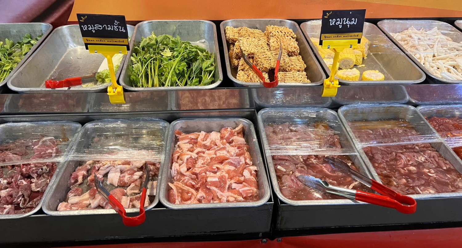 Baan suki, Y.O.U หมูกระทะ, JJANG restaurant and BBQ, ฮ่องเต้ สุกี้-ปิ้งย่าง บุฟเฟ่ต์, สุกี้ตี๋น้อย, สาขาเลียบด่วนเอกมัยรามอินทรา, BestBeef, ปิ้ง-ย่างเทวดา, Happy Suki, 18 มงกุฎ สุกี้-ชาบู, สุกี้ดารา, อร่อยติ่มซำ สุกี้สไตล์ฮ่องกง