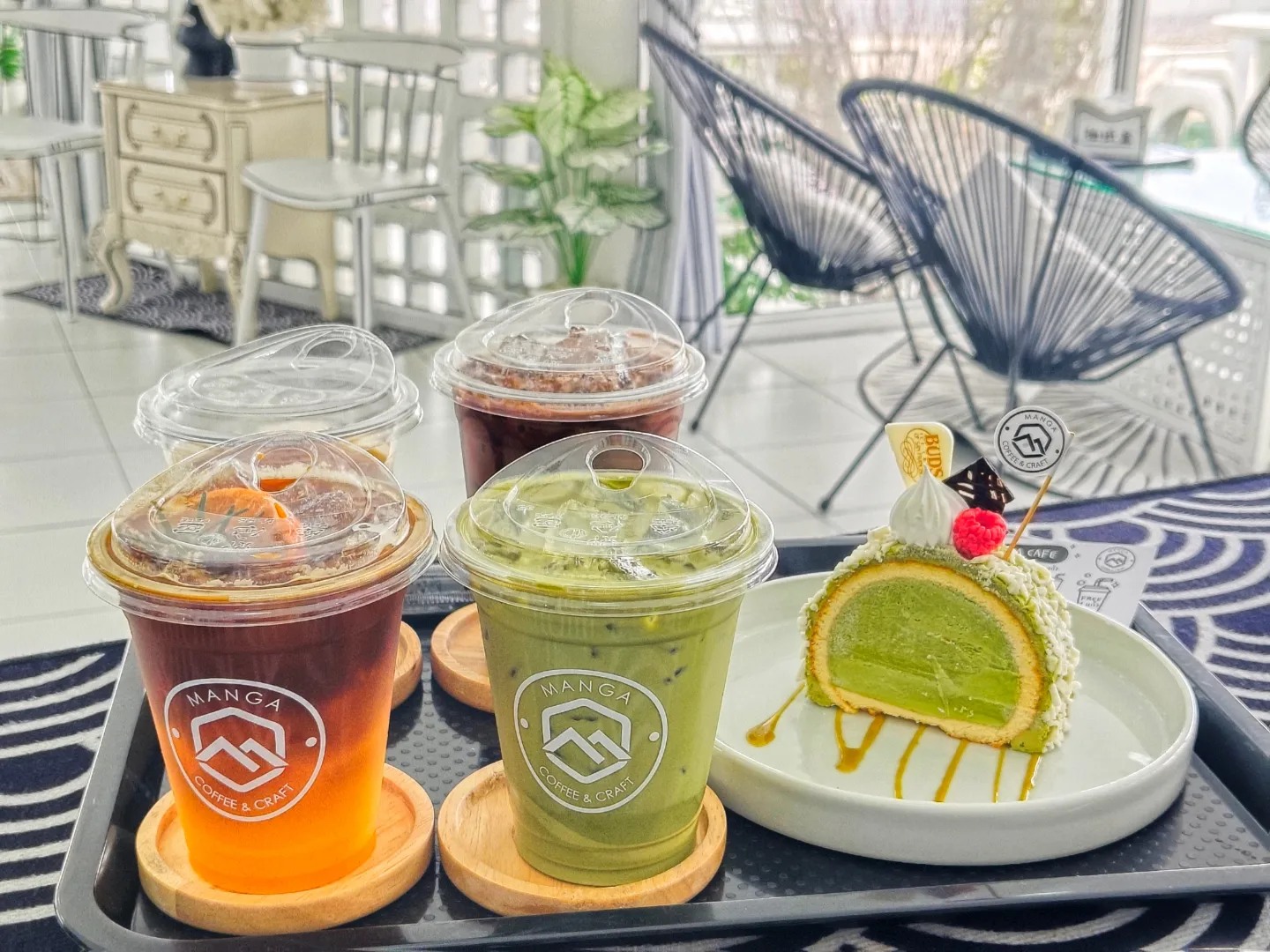 Pransuk, Khagee sriracha cafe, Manga Coffee & Craft, Morning Glory Cafe, สาขาศรีราชา