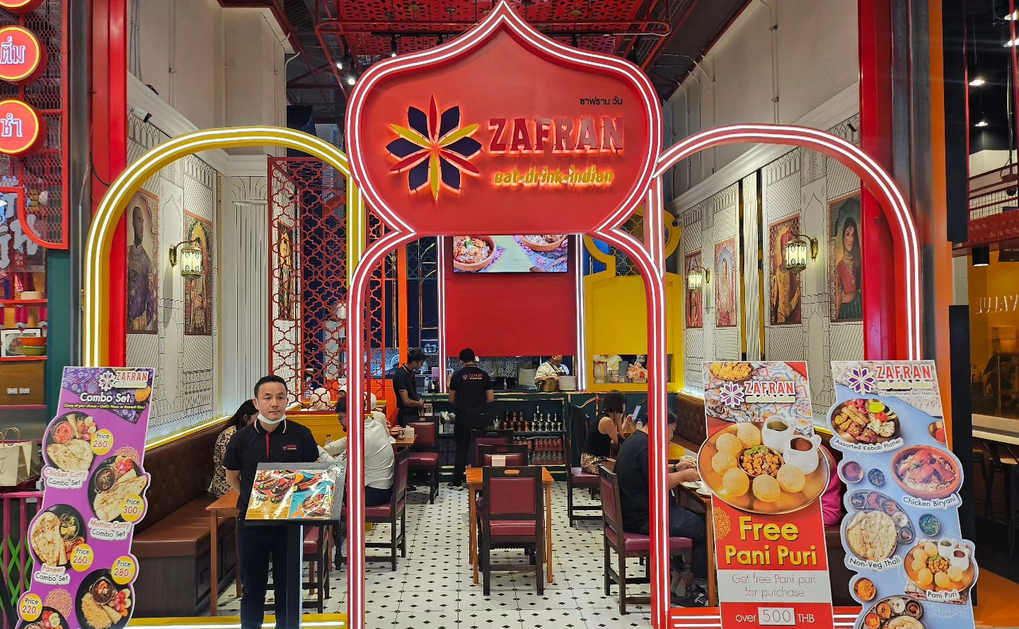 CURRY IN BOXES, Zafran Eatery, Tony's Restaurant พาหุรัด, Indian Essence Art, Indian Cuisine , Deven Chef Restaurant, Spicy by Nature, Indian Food 17 ถนนเจริญนคร, Amritsr, Indus, Royal India