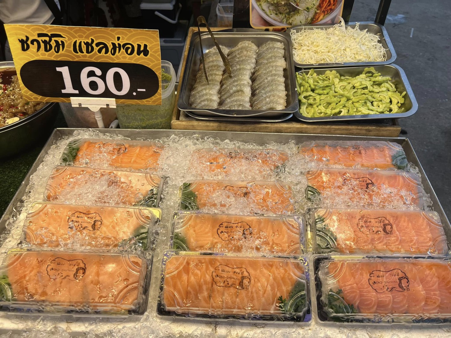 Salmon Cat, Yume plus sushi, ซูชิคุมะ ShuShi Kuma, จ่ามอส แซลม่อน ซีฟู๊ด, กินดิบ