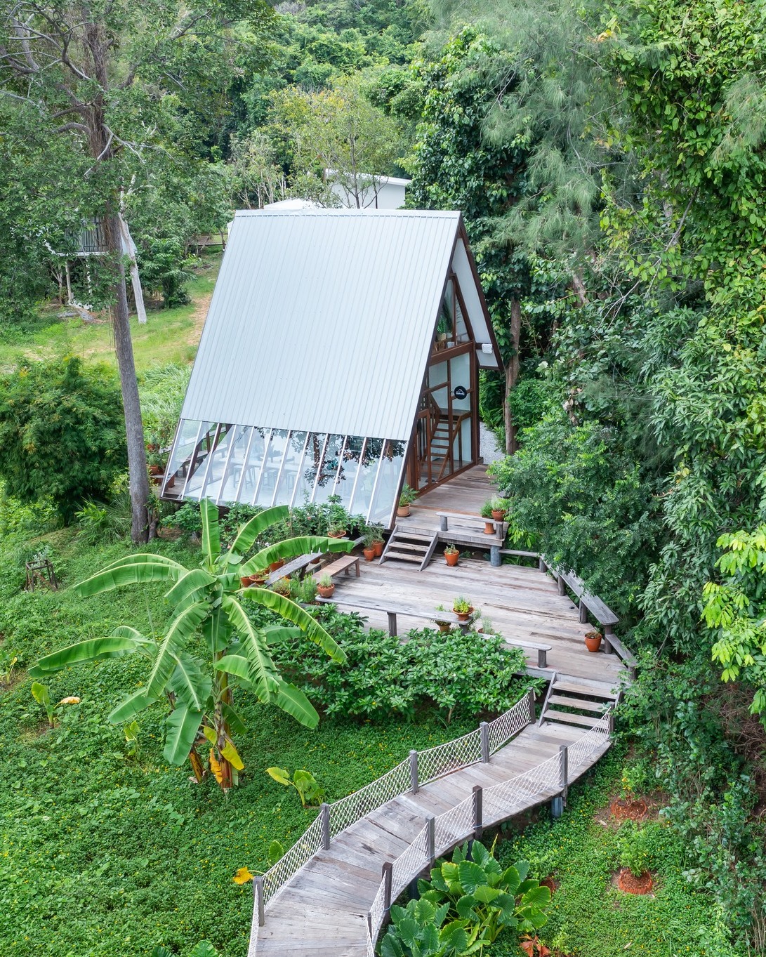 Lamoon, Brown Cabin Chocolate Cafe, Samed Sidewalk, Sawasdee-coco Khosamed