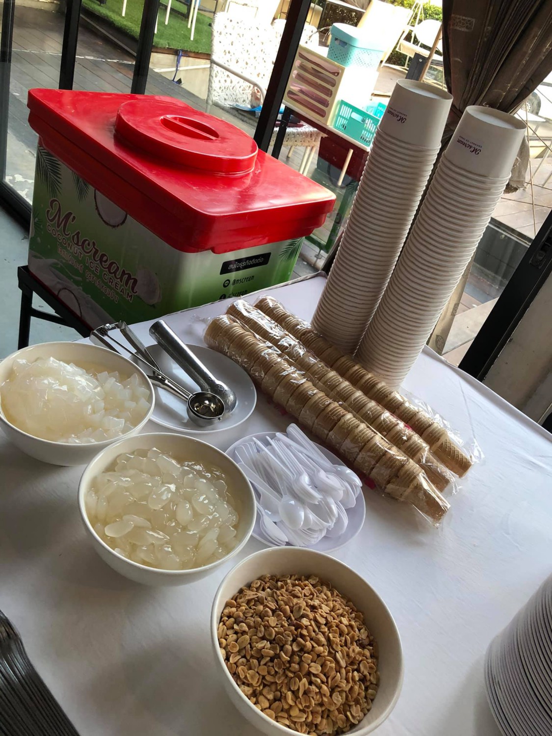 มหาชัยไอศกรีม, พัชชาไอศครีมกะทิ, หวานลิ้นไอติมทรงเครื่อง, M'scream, ฟู่ฟู่ ไอติมกะทิ, ไผ่ทองไอสครีม, ไอศกรีมทิพย์รส