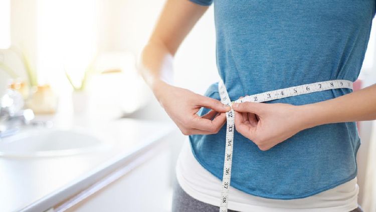 Ilustrasi diet atau perut buncit