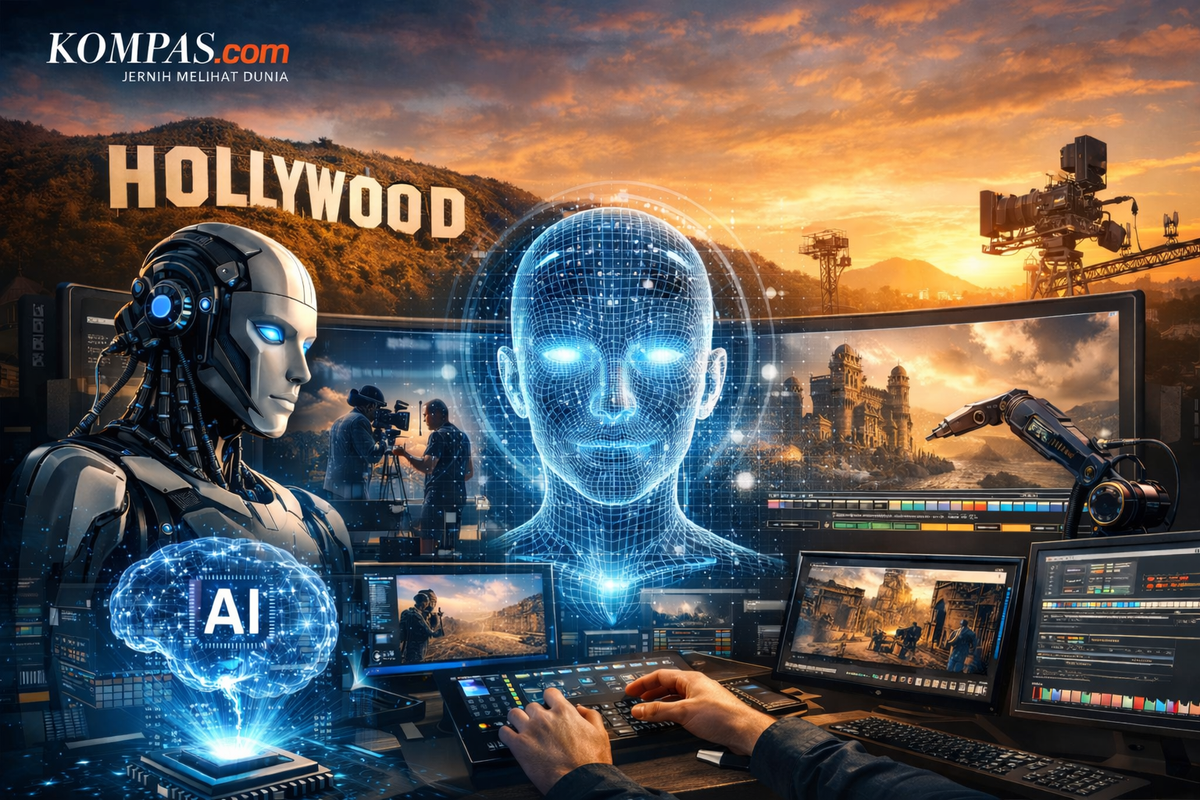 film, Hollywood, Bagaimana Industri Film Hollywood Mulai Menggunakan AI di Balik Layar