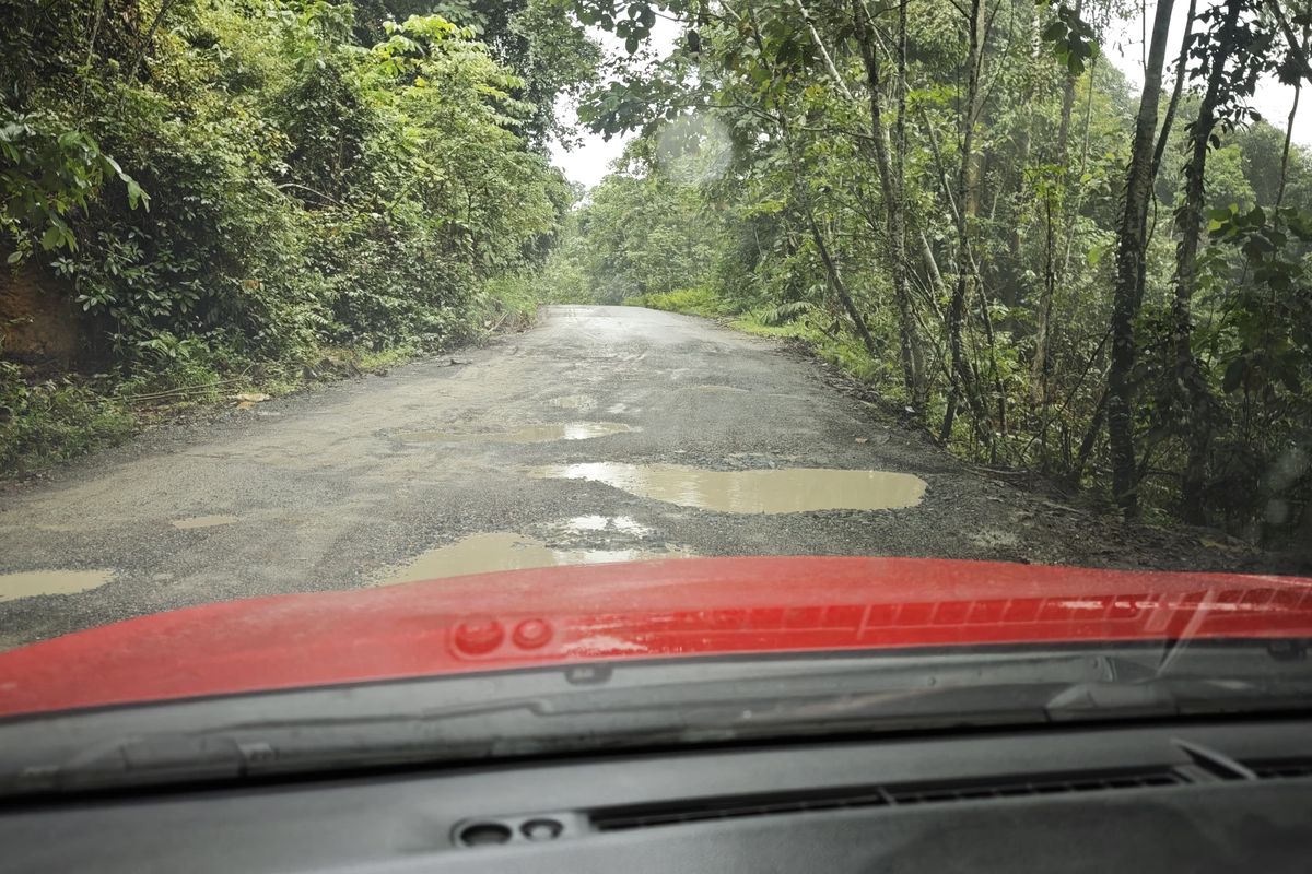Kalimantan Timur, perbaikan jalan, Mudik 2026, Jelang Mudik Lebaran 2026, Perbaikan Jalan Kutim-Berau di Kaltim Baru 3 Km