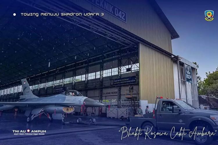 pesawat tempur F-16, TNI AU, Skuadron Udara 3, Modernisasi alutsista, TNI AU Tingkatkan Performa Pesawat Tempur F-16, Siap Hadapi Ancaman Udara Modern