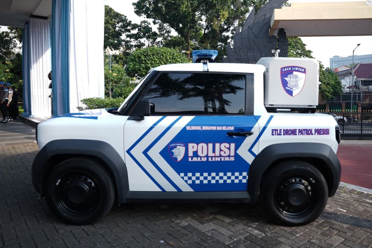 ETLE, ETLE Drone, Korlantas, Intip Cara Kerja ETLE Drone, Bisa Pantau Situasi Lalin