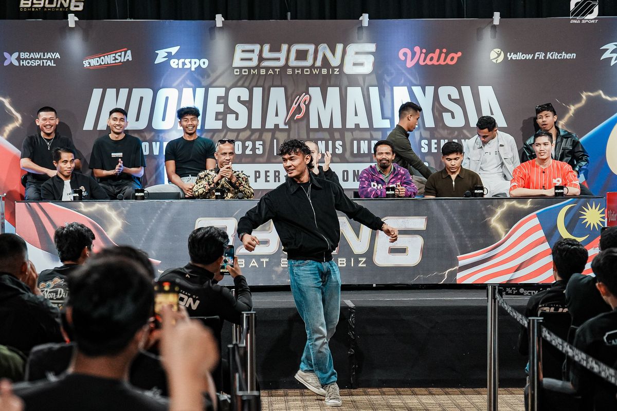 Byon Combat Showbiz, combat sport, Byon Combat Showbiz 6, Tinju, Jadwal Byon Combat Showbiz 6: Gengsi dan Rivalitas Indonesia Vs Malaysia, Ronal vs Putra, Uncle Kong vs Secret Fighter (ICB International Belt), Fahri vs Kabilan, Serieal vs Ammarul, Fabian Farhan vs Izat Zaki, Maliki vs Raul, Badi Sambas vs Jai JMT