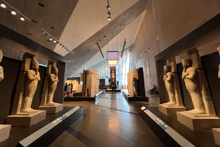 Mesir, Museum arkeologi terbesar di dunia, Grand Egyptian Museum, giza, FOTO: Museum Arkeologi Terbesar di Dunia yang Baru Buka di Mesir