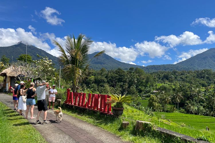 DTW Jatiluwih, wisatawan mancanegara, wisatawan nusantara, long weekend, Kunjungan Wisatawan ke Jatiluwih Bali Melonjak Saat Long Weekend Kenaikan Yesus Kristus