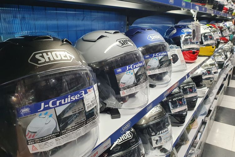 Shoei, Arai, helm premium, Nolan, ricoland, ricoland tokyo, Berburu Helm Premium di Ricoland Tokyo Bay