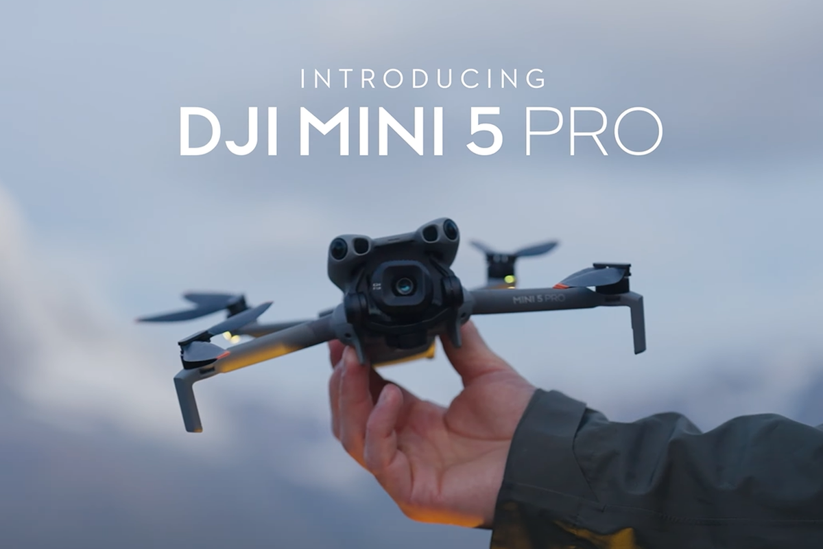 sensor, Indonesia, drone, kamera, DJI Mini 5 Pro, Mini 5 Pro, Drone DJI Mini 5 Pro Rilis dengan Sensor Kamera 1 Inci, Ini Harganya di Indonesia