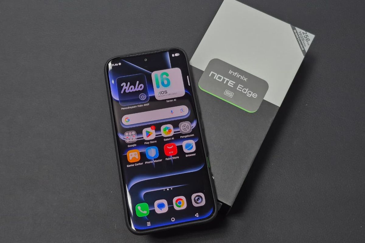 Infinix Note Edge, Kesan Saya Saat Pertama Kali Memegang Infinix Note Edge, Tipis, Melengkung, dan Terasa Premium