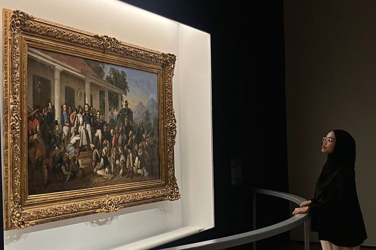 lukisan penangkapan diponegoro, lukisan penangkapan pangeran diponegoro, pameran nyala 200 tahun perang diponegoro, lukisan asli penangkapan pangeran diponegoro, lukisan asli raden saleh ada dimana, Ada Lukisan Asli Raden Saleh di Galeri Nasional Indonesia, Cuma Sampai 15 September 2025