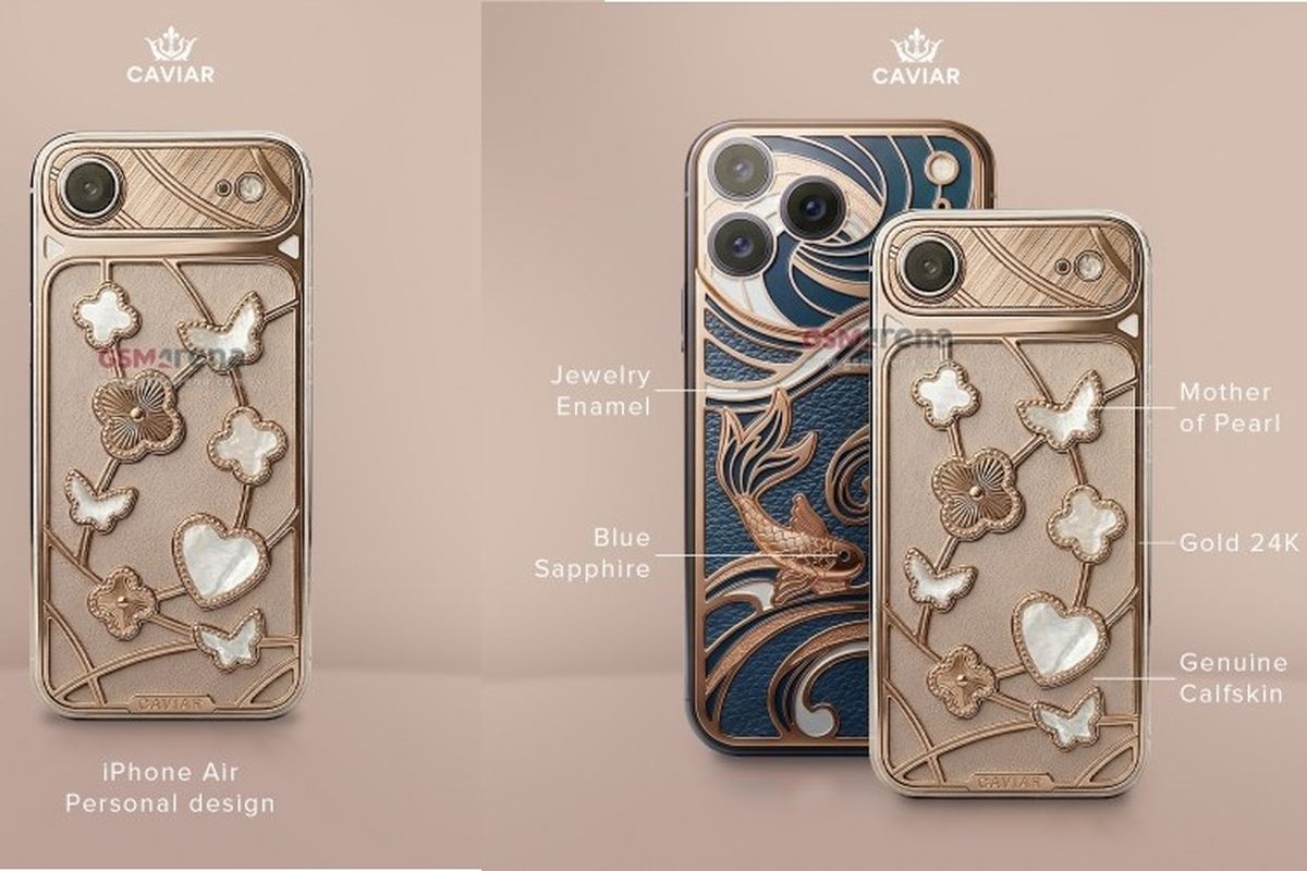 Caviar, iPhone Air, iPhone 17 series, Apple, iPhone Air Mewah Dijual Rp 189 Jutaan, Apa Istimewanya?