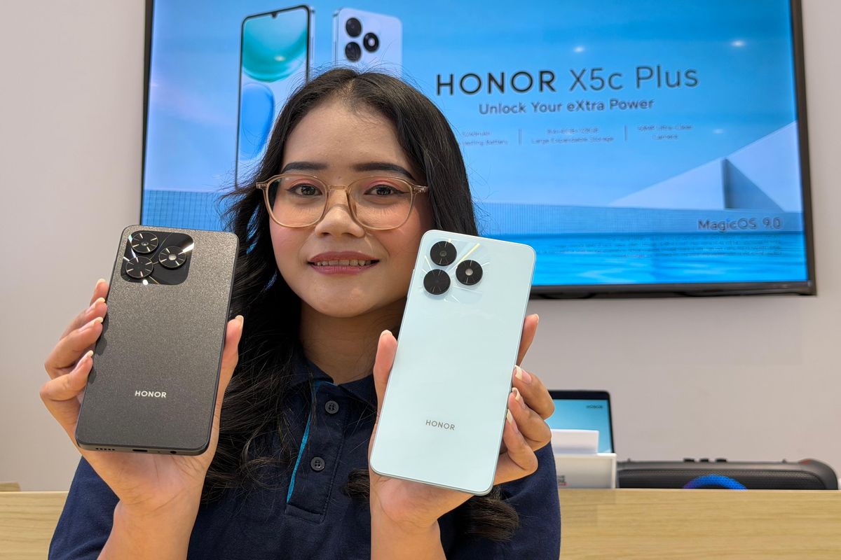 Honor X5c Plus, Harga Honor X5c Plus, Ponsel Honor X5c Plus Resmi di Indonesia, Harga Rp 2,2 Juta Bawa Baterai Jumbo