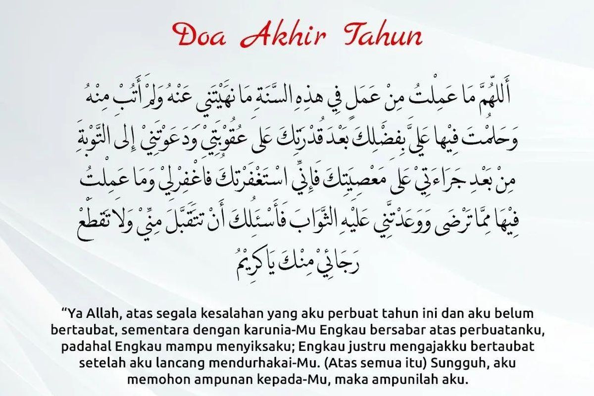 doa akhir tahun, Doa akhir tahun, Tahun Baru Islam 1447 H, doa akhir dan awal tahun 1 muharram, doa akhir tahun 1 muharram, doa akhir tahun baru Islam, Doa Akhir dan Awal Tahun Baru Islam 1447 H: Arab, Latin, dan Artinya Lengkap