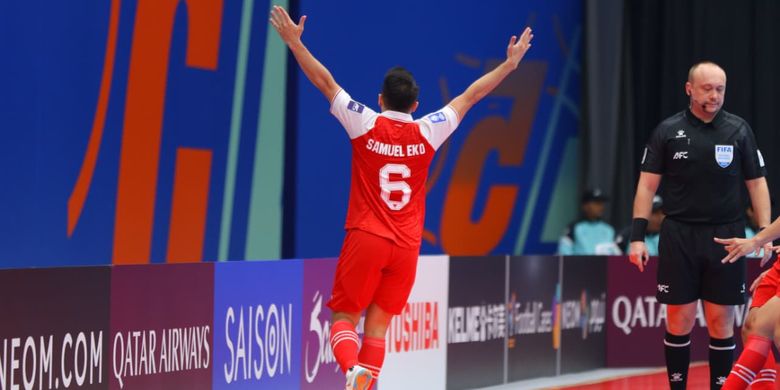 Piala Asia Futsal, Timnas, Jepang, Timnas Futsal, Indonesia vs Jepang, Timnas Futsal Indonesia, Yogi Saputra, Samuel Eko, Timnas Futsal Indonesia Vs Jepang, Live Hasil Timnas Futsal Indonesia Vs Jepang 2-1, Takehiro Motoishi Pangkas Jarak