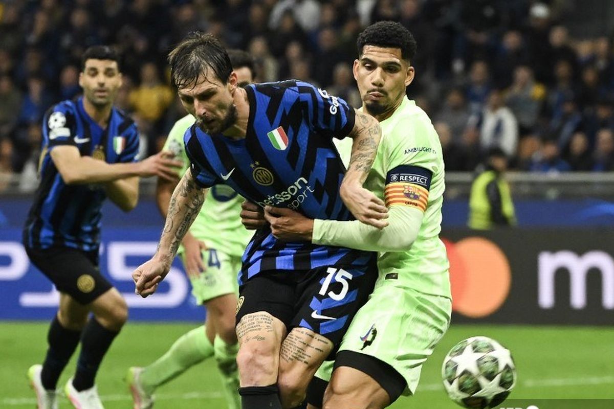 Liga Champions, Inter, Hasil Liga Champions, Inter Milan vs Barcelona, Inter vs Barcelona, liga champions, PSG vs Arsenal, Tim Terbaik Liga Champions Pekan Ini, Inter dan PSG Mendominasi
