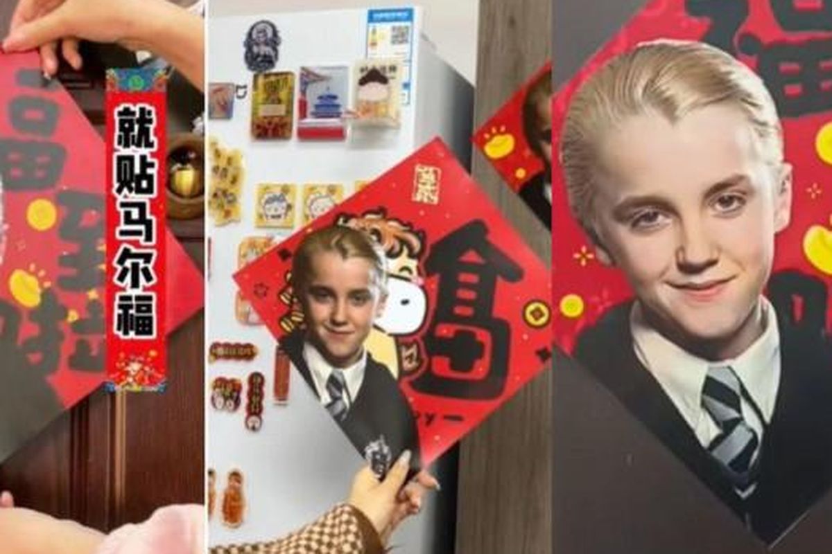 Tahun Kuda, simbol keberuntungan, Draco Malfoy, Unik, Draco Malfoy hingga Kuda Menangis Jadi Simbol Imlek 2026, Draco Malfoy jadi simbol keberuntungan, Boneka “kuda menangis” jadi simbol tekanan kerja, Kue keranjang dianggap “hewan peliharaan”, Seruan cuci rambut bersama, Gabungan tradisi dan realitas sosial