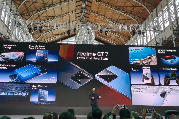 Realme, flagship killer, realme gt7, 5 Fitur Realme GT 7 yang Menjadikannya, 1. Chipset Dimensity 9400e, 2. Baterai 7.200 mAh dengan Bypass Charging, 3. Realme GT Boost untuk Gaming, 4. Pendingin IceSense, 5. HyperImage+