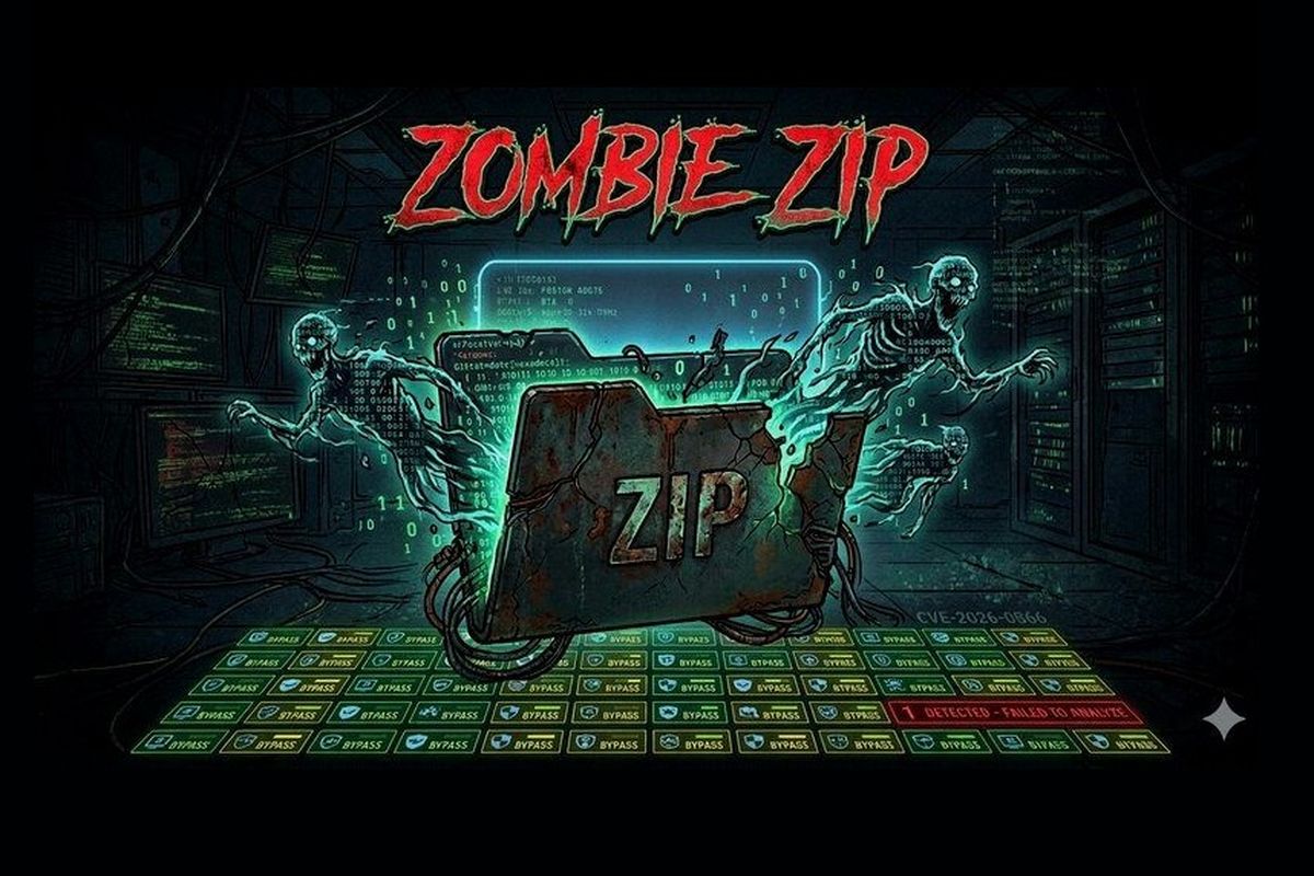 Zombie, malware, antivirus, Zombie ZIP, File Zombie ZIP, Waspada Trik Baru Hacker, Sembunyikan Malware di File ZIP Rusak