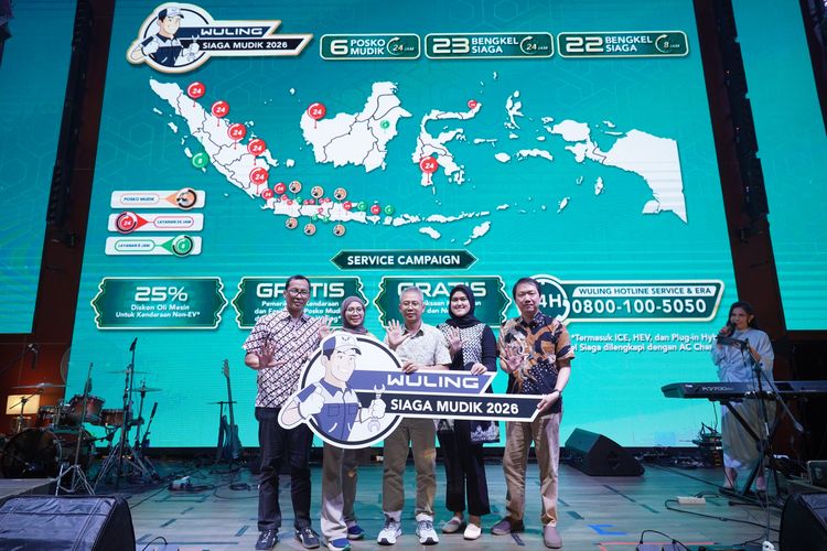 Wuling Motors, Tenang Bersama Wuling, Program Mudik Wuling: Servis Gratis, Diskon Oli, dan Posko Siaga 2026