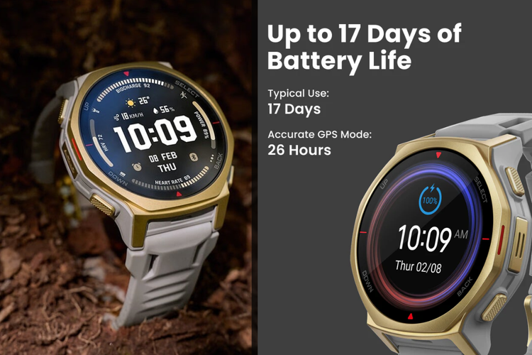 Amazfit T-Rex 3 Pro, spesifikasi, smartwatch, harga, SmartWatch, Smartwatch Amazfit T-Rex 3 Pro Rilis Global, Bodi Tangguh dan Baterai Awet