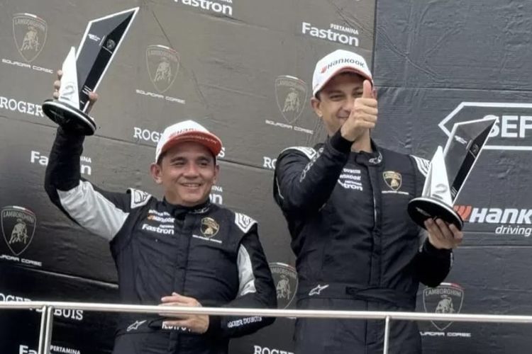 Sirkuit Sepang, balapan lamborghini, lamborghini trofeo, Pebalap Indonesia Jaga Asa Juara Lamborghini Super Trofeo Asia 2025