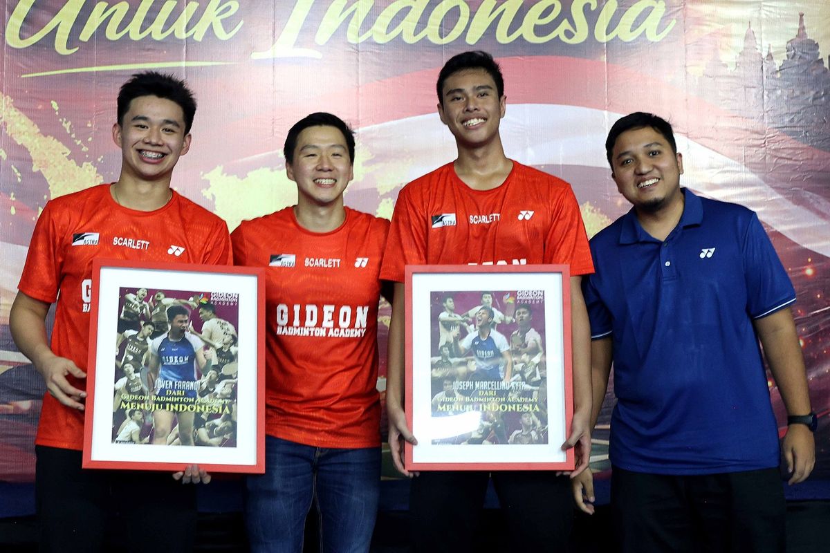 PBSI, Gideon Badminton Academy, Marcus Fernaldi Gideon, bulu tangkis, Marcus Gideon, Dua Atlet Binaan Masuk Pelatnas PBSI, Marcus Gideon Beri Apresiasi