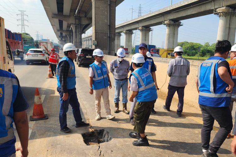 contraflow, pemeliharaan jalan, Tol Jakarta-Cikampek, Urai Kepadatan, Contraflow di Tol Jakarta-Cikampek Diberlakukan