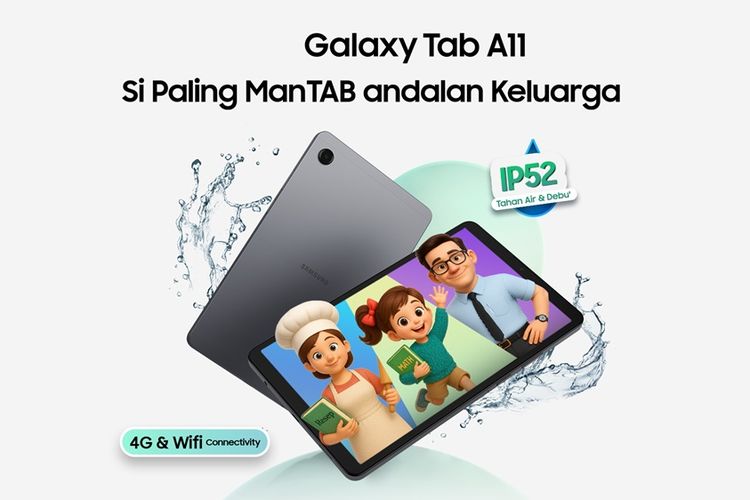 tablet, Samsung, samsung Galaxy Tab A11, Harga Samsung Galaxy Tab A11, Spesifikasi Samsung Galaxy Tab A11, Samsung Galaxy Tab A11 Resmi di Indonesia, Tablet Rp 2 Jutaan dengan Fitur AI