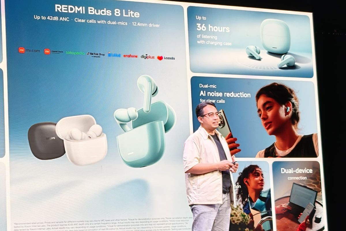 Redmi Buds 8 Lite, Xiaomi, Mijia Smart Audio Glasses, TWS Redmi Buds 8 Lite dan Kacamata Pintar Mijia Smart Audio Glasses Rilis di Indonesia