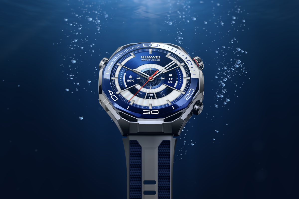 menyelam, Huawei, Huawei Watch Ultimate 2, Smartwatch Huawei Watch Ultimate 2 Resmi di Indonesia, Bisa Menyelam 150 Meter dan Kirim Pesan di Bawah Air